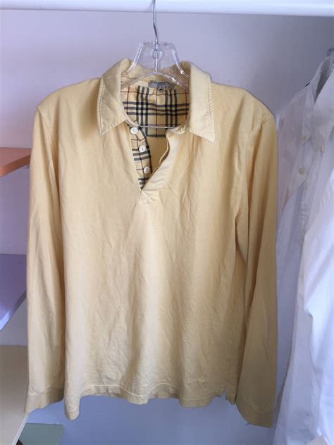 burberry long sleeve polo price